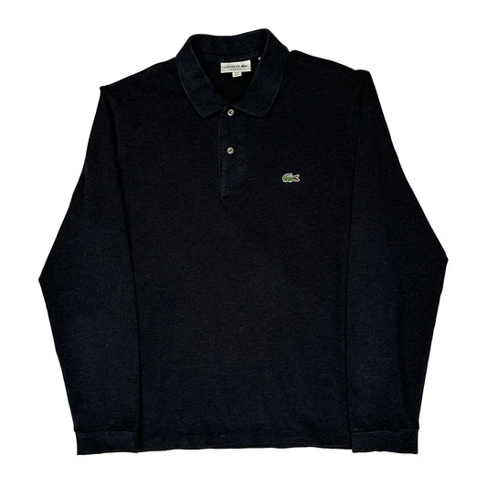 Lacoste Polo Shirt - Large Black Cotton