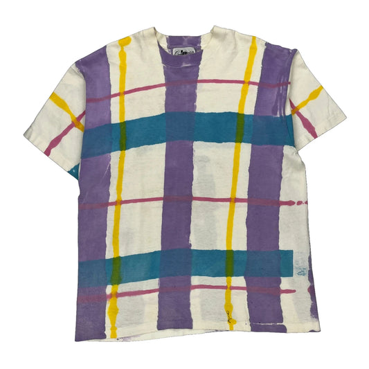 Fruit Of The Loom Single Stitch T-Shirt - XL Multicoloured Cotton