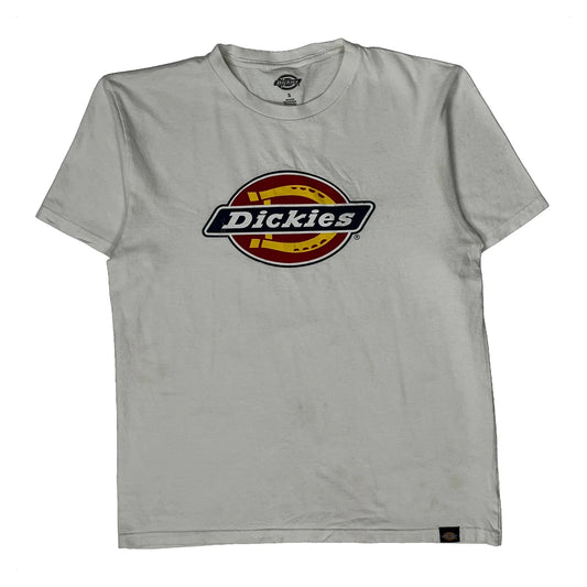 Dickies T-Shirt - Small White Cotton