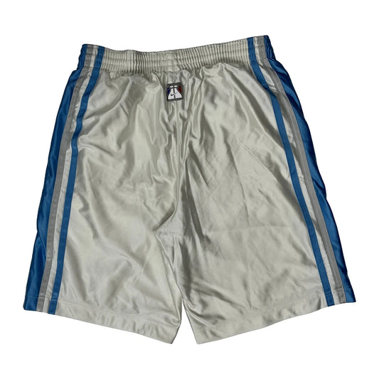Nike Striped Sport Shorts - Medium White Polyester