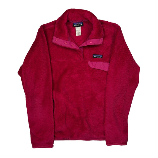 Vintage Patagonia Snap-T Fleece - Small Pink Polyester
