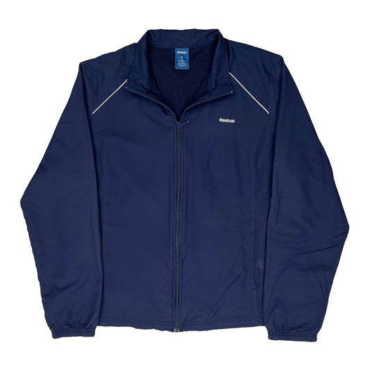 Vintage Reebok Jacket - XL Blue Polyester