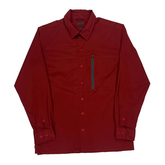 Dickies Shirt - Large Red Polyester
