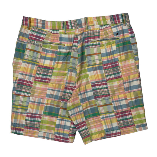 Tommy Hilfiger Checked Shorts - 36W 10L Multicoloured Cotton