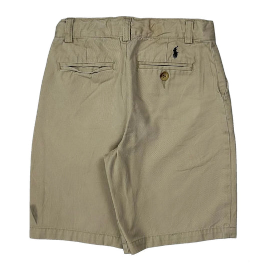 Age 7 Polo By Ralph Lauren Chino Shorts - Small Beige Cotton