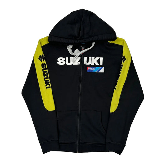 Motorcycle Suzuki Hoodie - Large Black Cotton