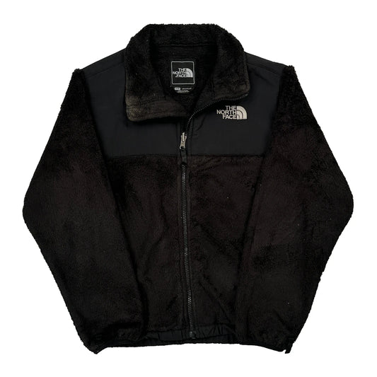 Vintage Age 11-12 The North Face Fleece Jacket - Medium Black Polyester