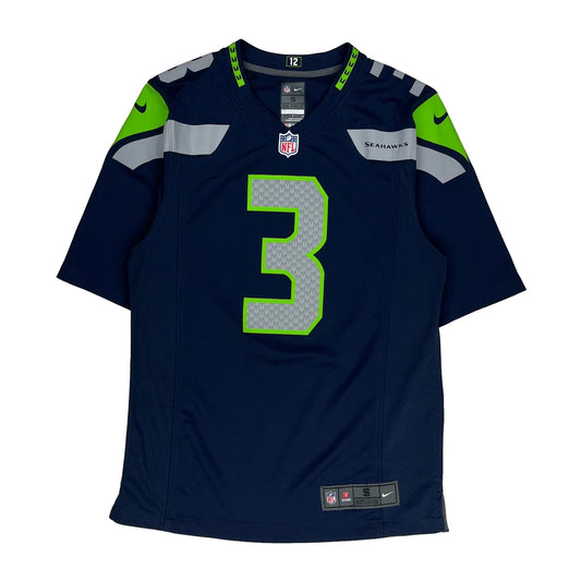 Seahawks Nike Football Jersey - Small Navy Polyester