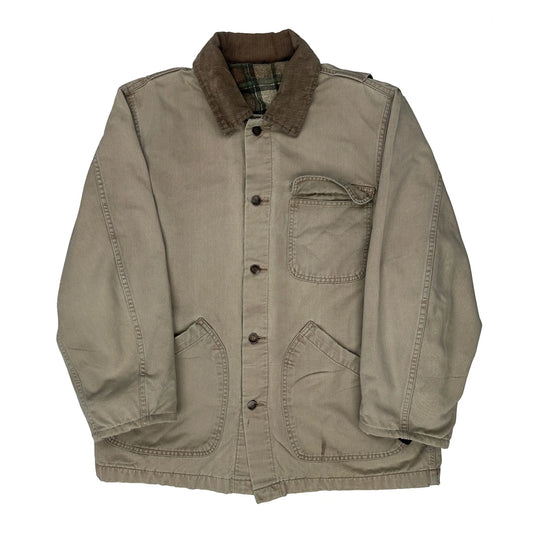 90S Carhartt Barn Chore Jacket - Large Beige Cotton