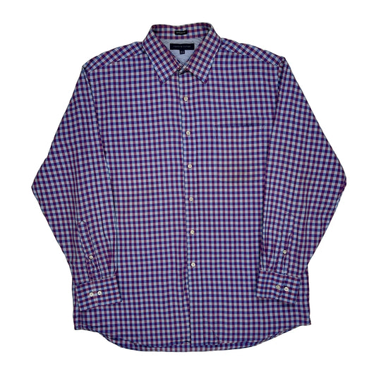 Tommy Hilfiger Checked Shirt - Large Multicoloured Cotton