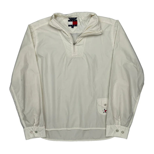 Tommy Jeans Windbreaker - XL White Nylon