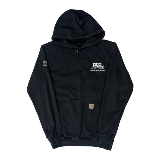 Carhartt Hoodie - Small Black Cotton Blend