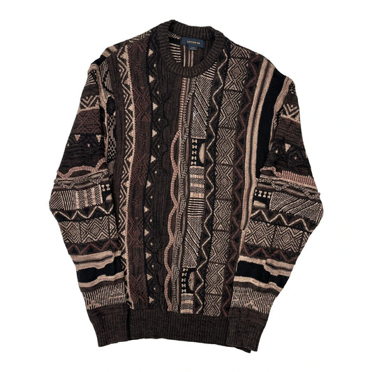 Unbranded Jumper - Small Brown Cotton