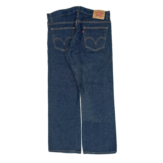 517 Levis Boot Cut Jeans - 36W 29L Blue Cotton