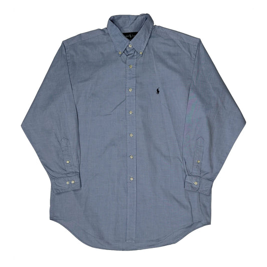 Yarmouth Ralph Lauren Shirt - Large Blue Cotton