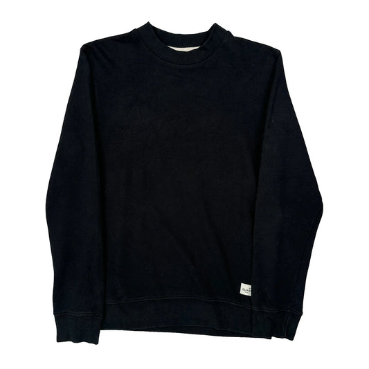Quiksilver Sweatshirt - Medium Black Cotton