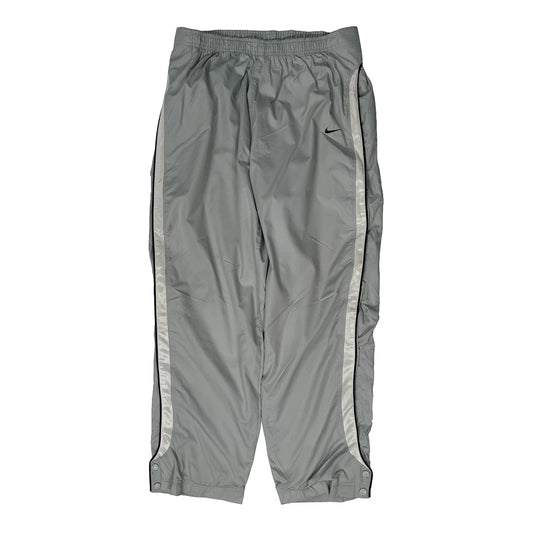 Nike Striped Tracksuit - Large Grey Polyester
