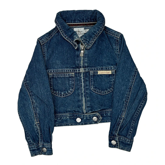 Age 1-2 Calvin Klein Jeans Denim Jacket - Small Blue Cotton