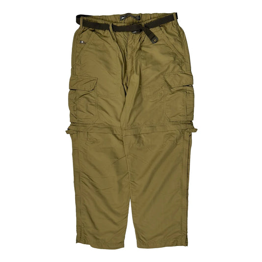 Rei Hiking Cargo Trousers - Large Khaki Nylon