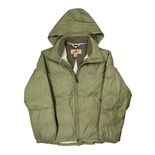 Vintage Woolrich Puffer - Large Green Polyester