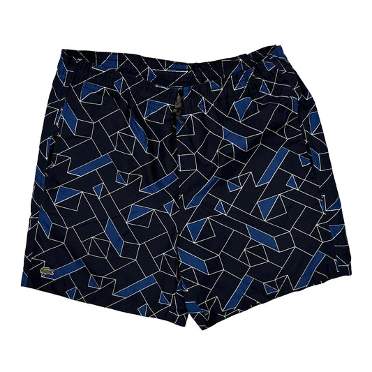 Vintage Lacoste Sport Shorts - Medium Blue Polyester