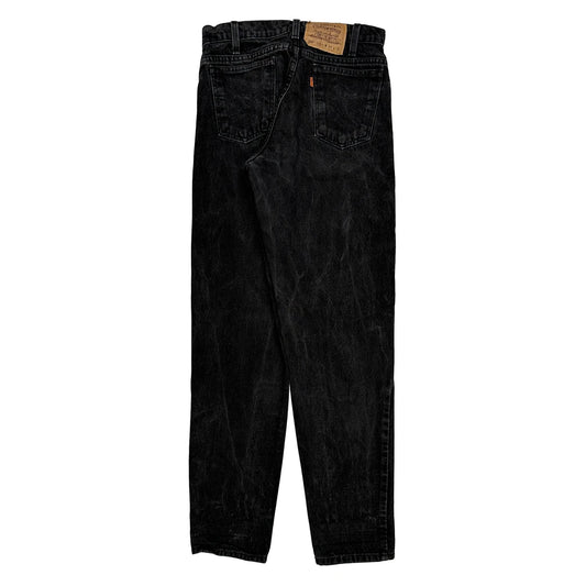 Levis 550 Jeans - 28W 30L Black Denim