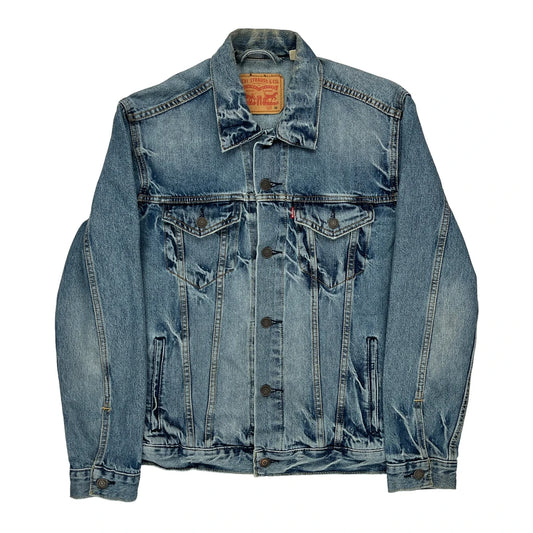 Levis Denim Jacket - Medium Acid Wash Denim