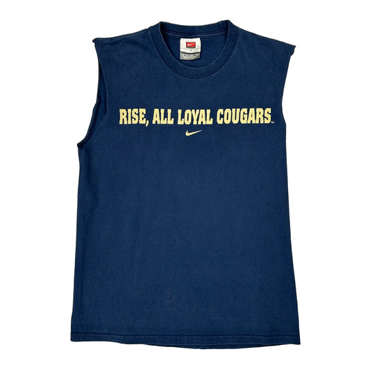 Byu Cougars Nike College Vest - Small Blue Cotton