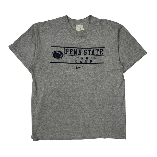 Vintage Penn State Tennis Camp Nike College T-Shirt - Medium Grey Cotton