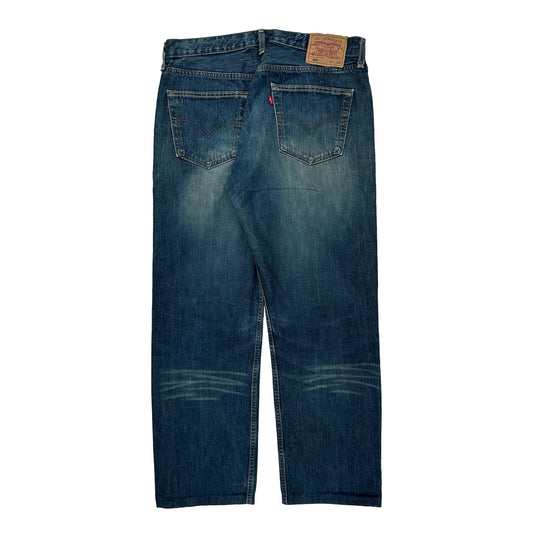 501 Levis Jeans - 34W 30L Dark Wash Cotton