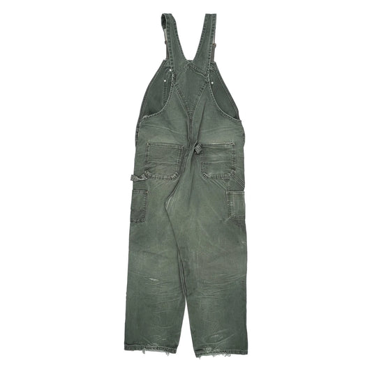 Carhartt Double Knee Dungarees - 40″ Waist Green Cotton