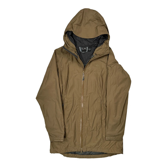Mountain Hard Wear Waterproof Jacket - Small Brown Nylon