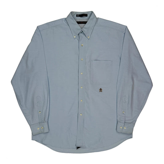 Tommy Hilfiger Shirt - Large Blue Cotton