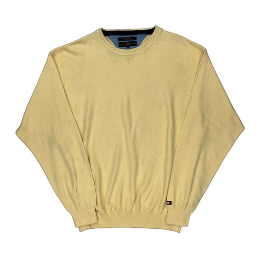 Tommy Hilfiger Jumper - Large Yellow Cotton