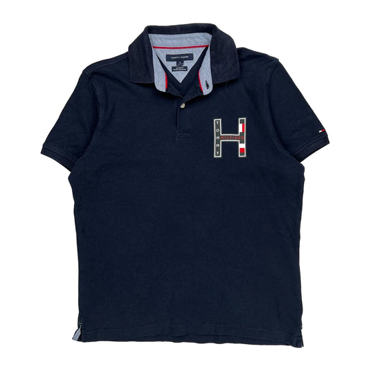 Tommy Hilfiger Polo Shirt - Medium Navy Cotton