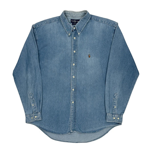 Ralph Lauren Denim Shirt - XL Blue Cotton