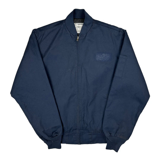 Wagner Plumbing Services Aramark Workweaar Bomber Jacket - Medium Navy Polyester Blend