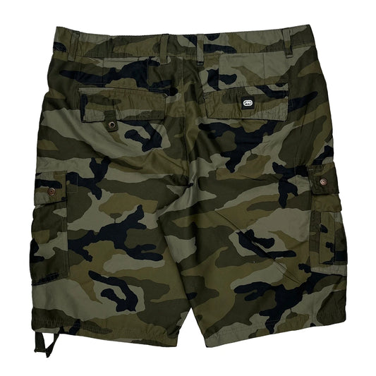 Vintage Trademark Of Premium Wears Ecko Unltd Camo Cargo Shorts - 38W 11L Camo Cotton