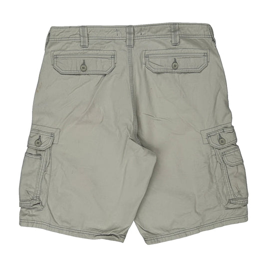 Lee Cargo Shorts - 36W 11L Beige Cotton