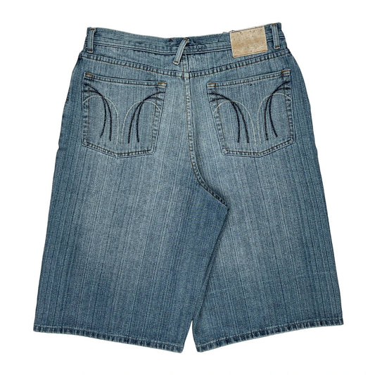 Vintage Hip Hop Three Denim Shorts - 34W 14L Blue Cotton