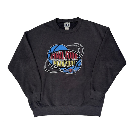 Lee Graphic Sweatshirt - Large Grey Cotton Blend