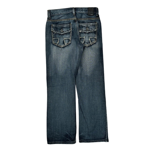 Helix Boot Cut Jeans - 31W 30L Dark Wash Cotton