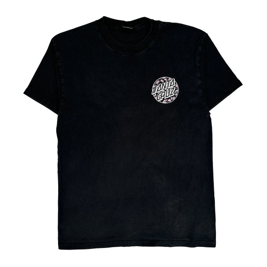 Santa Cruz Graphic T-Shirt - Small Black Cotton