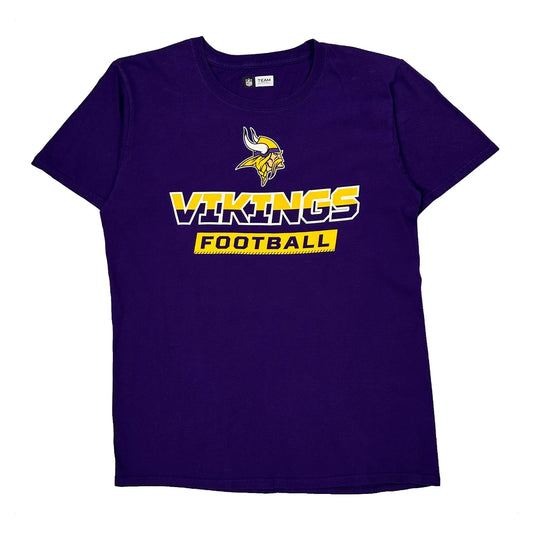 Vintage Vikings Nfl T-Shirt - Medium Purple Cotton