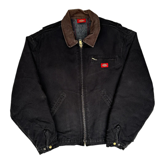Dickies Jacket - Large Black Cotton
