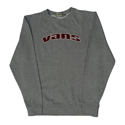 Vans Sweatshirt - Medium Grey Cotton Blend