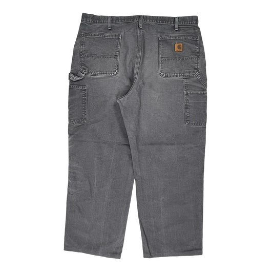 Carhartt Double Knee Dungarees - 40W 34L Grey Cotton