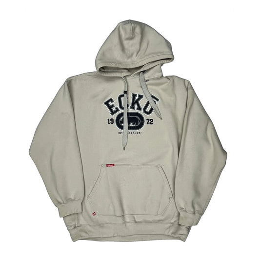 Ecko Unltd Graphic Hoodie - XL Beige Cotton Blend