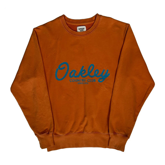 Thermonuclear Protection Oakley Sweatshirt - Small Orange Cotton