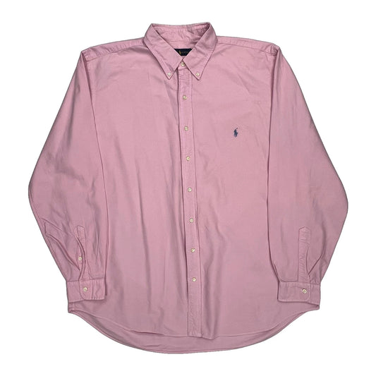 Ralph Lauren Tall Shirt - XL Pink Cotton
